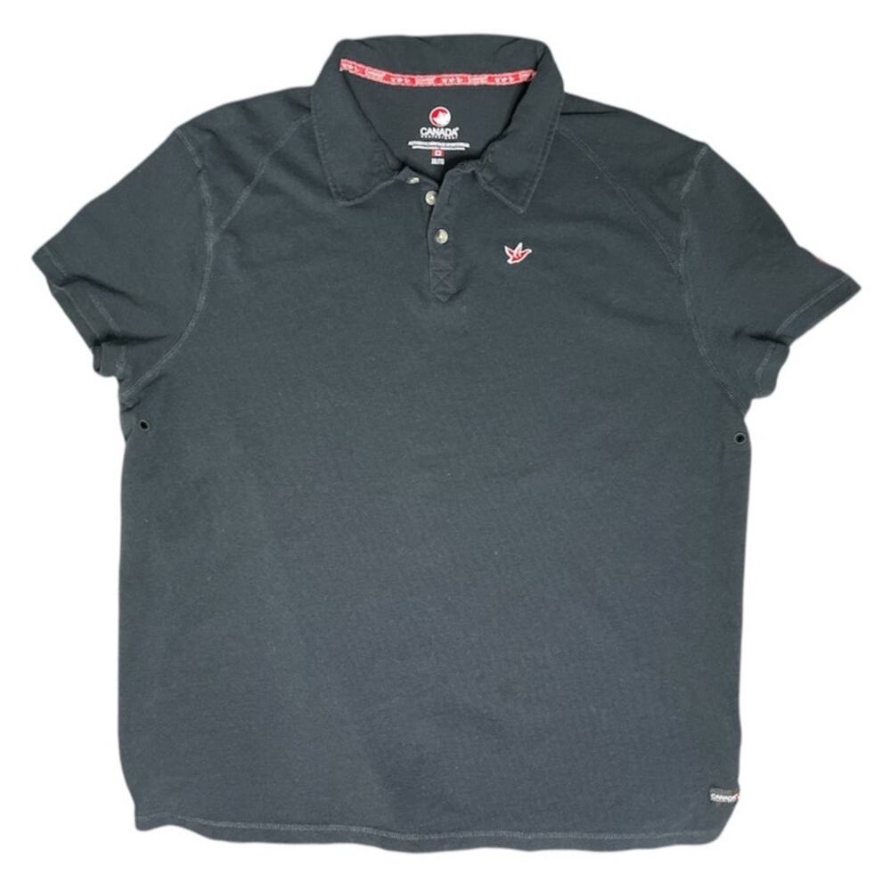 Canada Weather Gear Black Polo Shirt size XXL